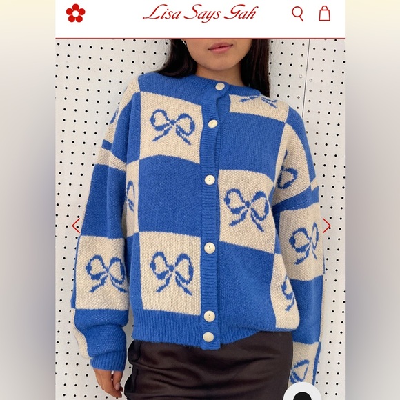 Lisa Says Gah Sweaters - Lisa Says Gah Lauda Cardigan XS